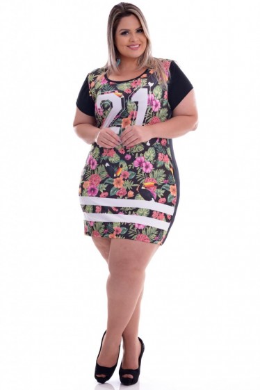 Vestido Plus Size College